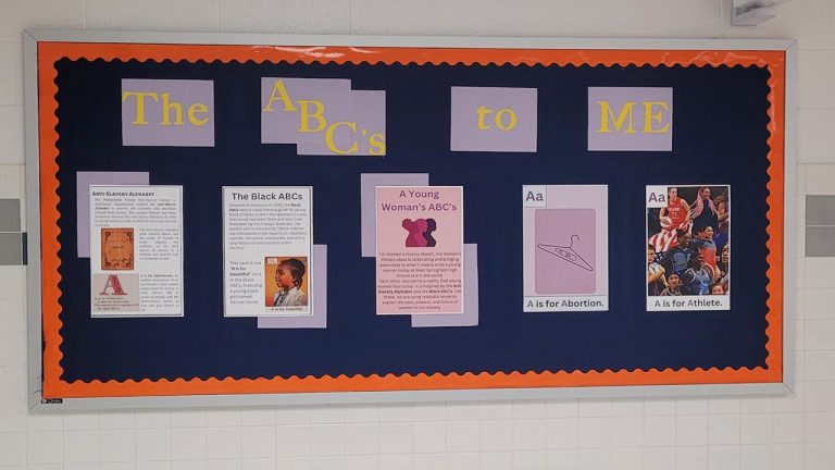 High school presents ‘obscene’ ABCs display for Women’s History Month