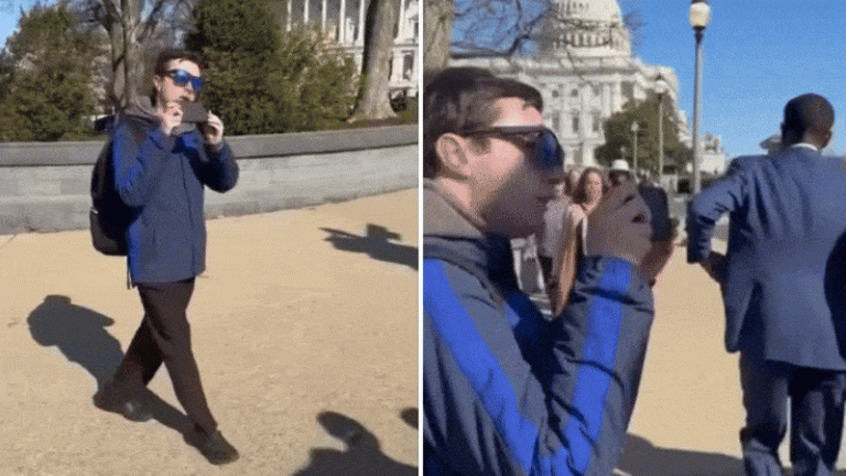 Burchett has snappy reply to man asking him about the Signal chat leak