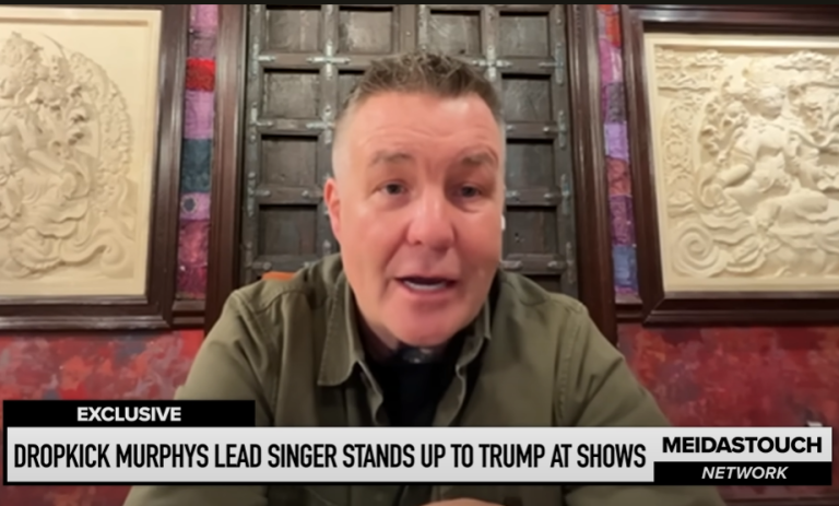 Dropkick Murphy’s singer defends humiliating fan for MAGA hat, calls Trump a rat
