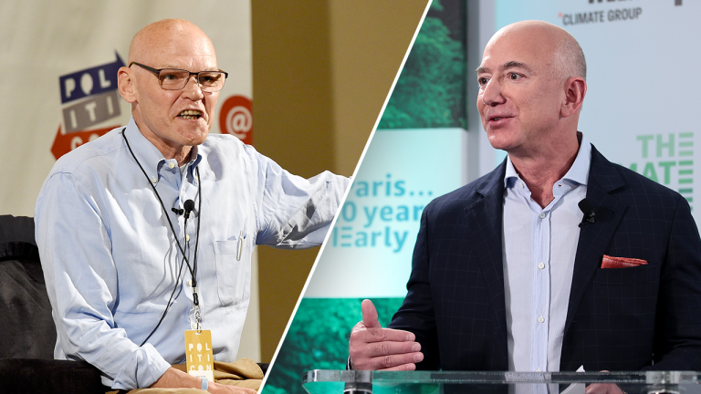 James Carville calls Jeff Bezos a ‘f—ing fool’ for his Trump support