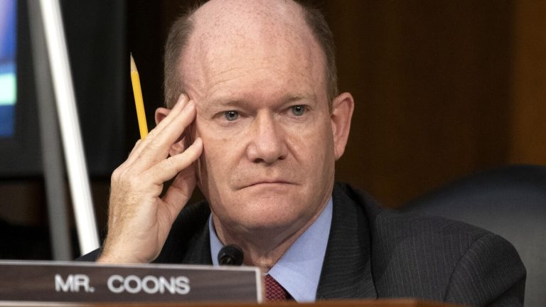 Sen. Chris Coons is voting “no” on spending bill that would stop a government shutdown : NPR
