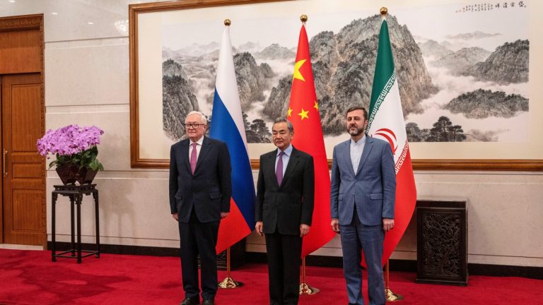 Iranian officials talk nuclear program with Chinese and Russian counterparts : NPR