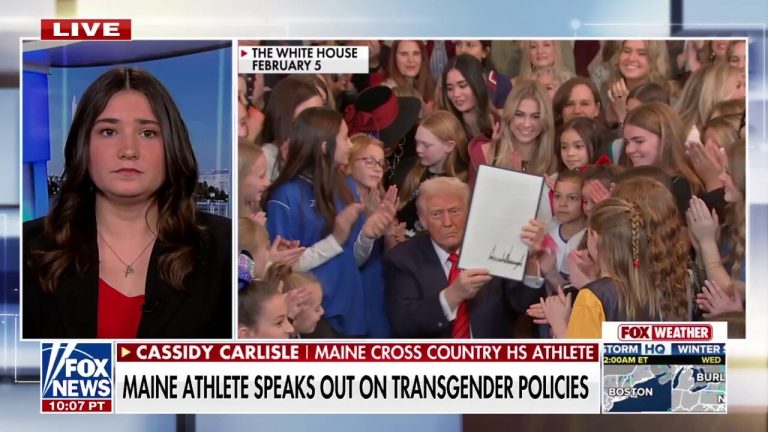 Athlete criticizes Maine transgender sports policy as DOJ files Title IX lawsuit