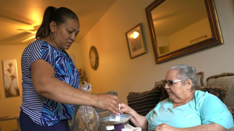 How cutting Medicaid would affect long-term care and family caregivers : NPR
